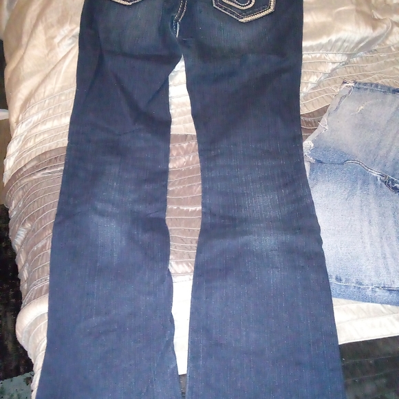 Silver Suki Mid Slim Boot Fluid 30x33 (actual measurements 30x 32) - Picture 8 of 10